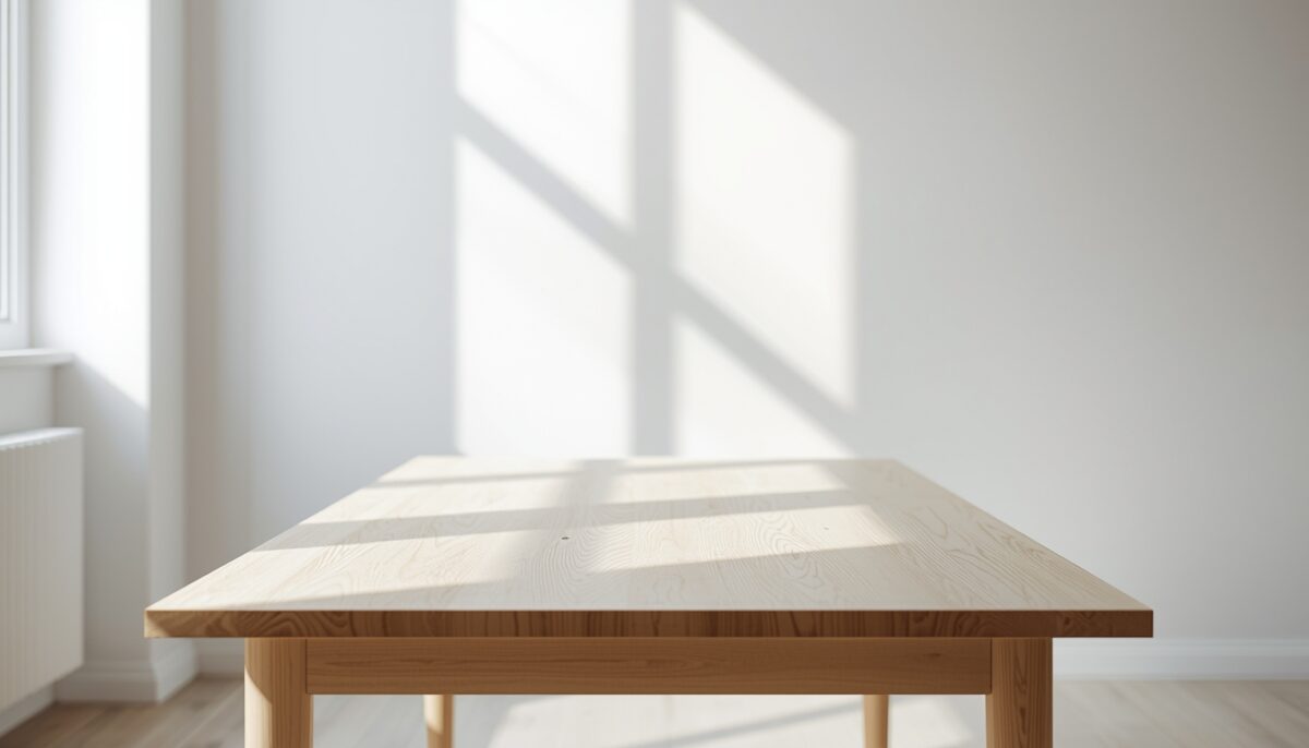 porządek na stole w domu po 50 uporządkowany stół